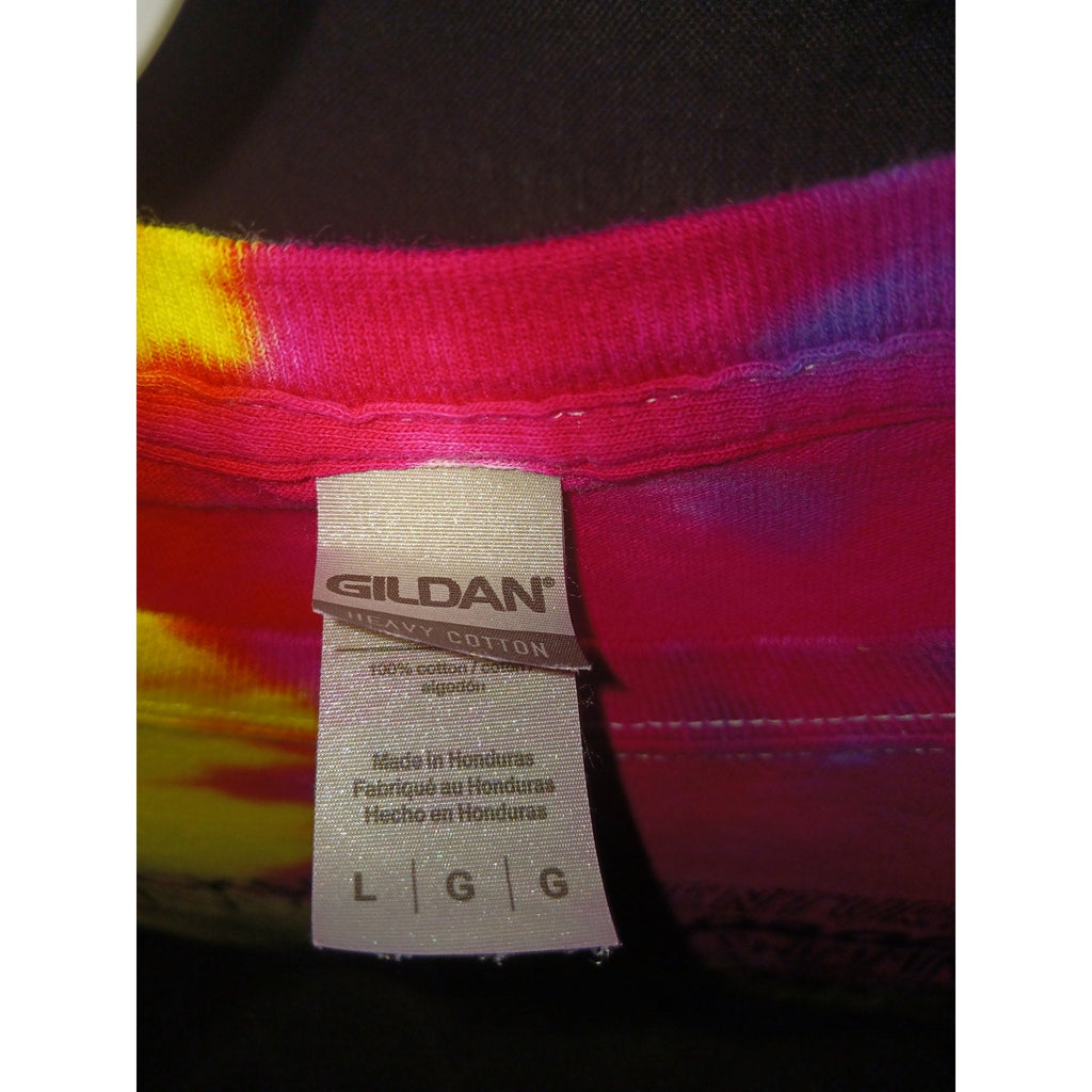 Lake Vibes Bright and Vibrant Tie Dye T-Shirt New Size L Large ***