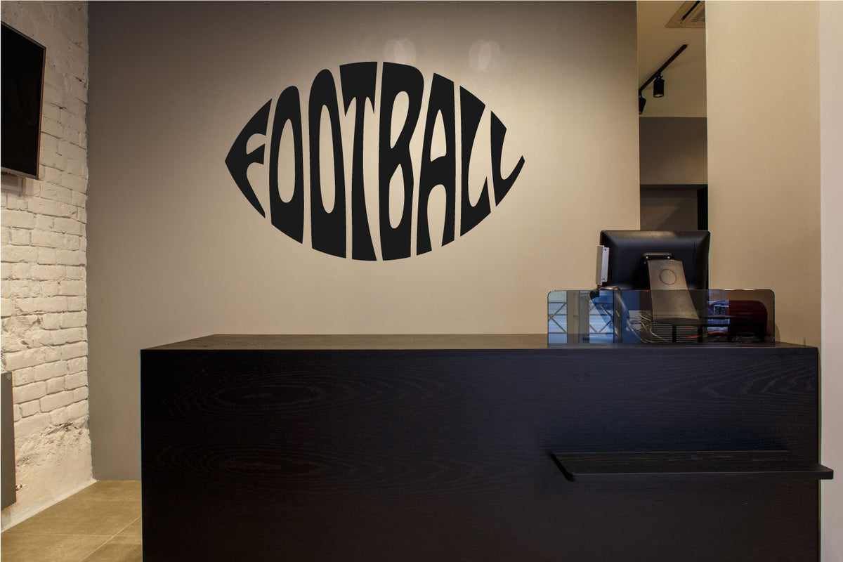 Football Vinyl Home decor Wall Decal 