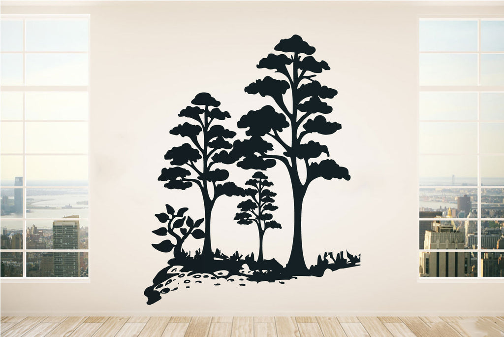 Pine Trees Forest Vinyl Home decor Wall Decal