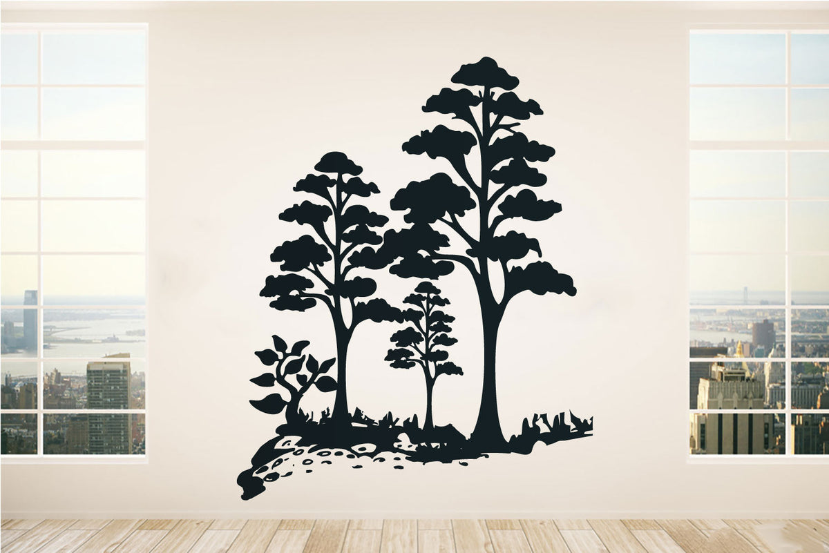 Pine Trees Forest Vinyl Home decor Wall Decal