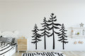 Pine Trees Forest Vinyl Home decor Wall Decal