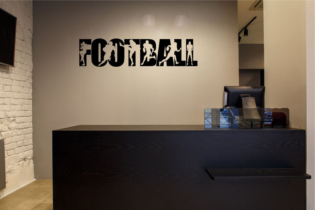 Football Vinyl Home Decor Wall Decal 