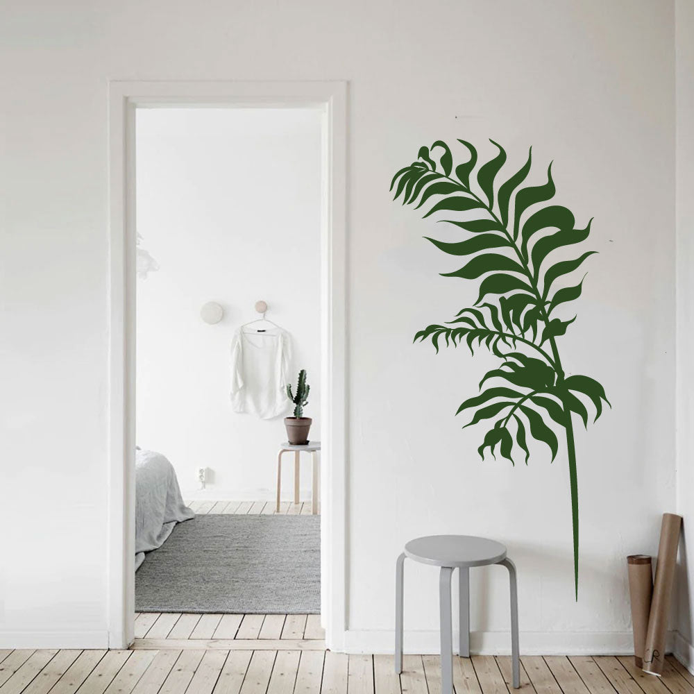 Tropical Botanica Branch Vinyl Home Decor Wall Decal 