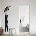 Heron on Sea Post Name Vinyl Coastal Home Decor Wall Decal 