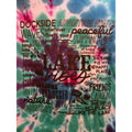 Lake Vibes Turquoise Spiral Tie Dye T-Shirt New Size L Large ***