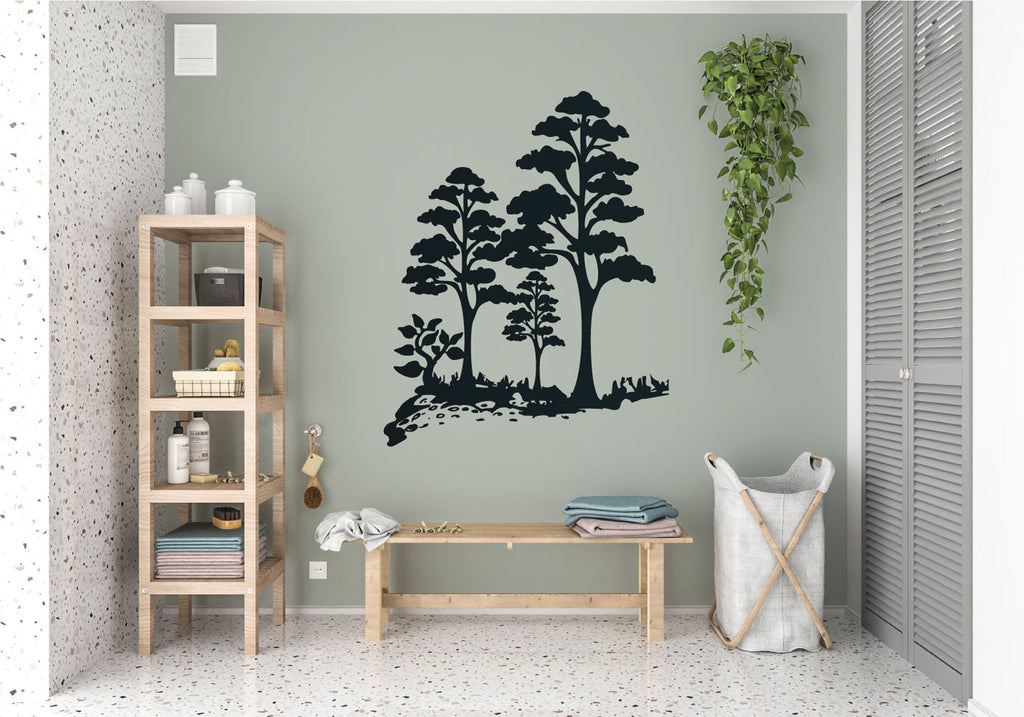 Pine Trees Forest Vinyl Home decor Wall Decal