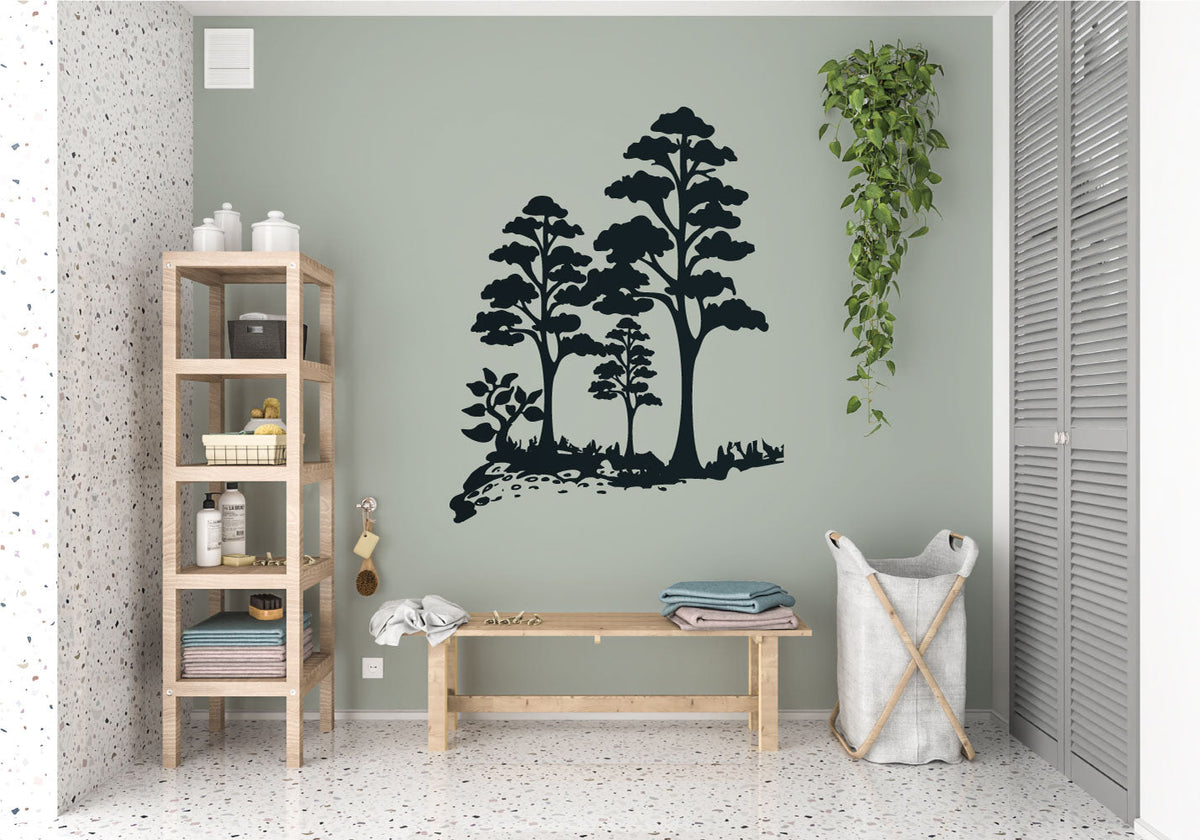 Pine Trees Forest Vinyl Home decor Wall Decal
