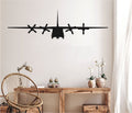 Lockheed C-130 Hercules Airplane Silhouette Vinyl Home Decor Wall Decal 