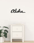 Aloha Vinyl Home Decor Wall Decal Words 