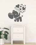 Elephant Baby Vinyl Wall Decal