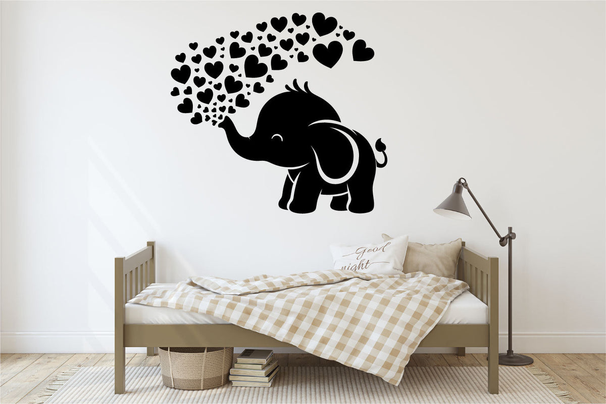 Elephant Baby Vinyl Wall Decal