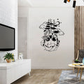 Forest Skull and Hand Vinyl Wall Decal