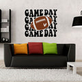 Game Day Football Vinyl Wall Decal