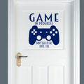 Game in Progress Do Not Talk To Me Until I Die with Controller Vinyl Wall Decal