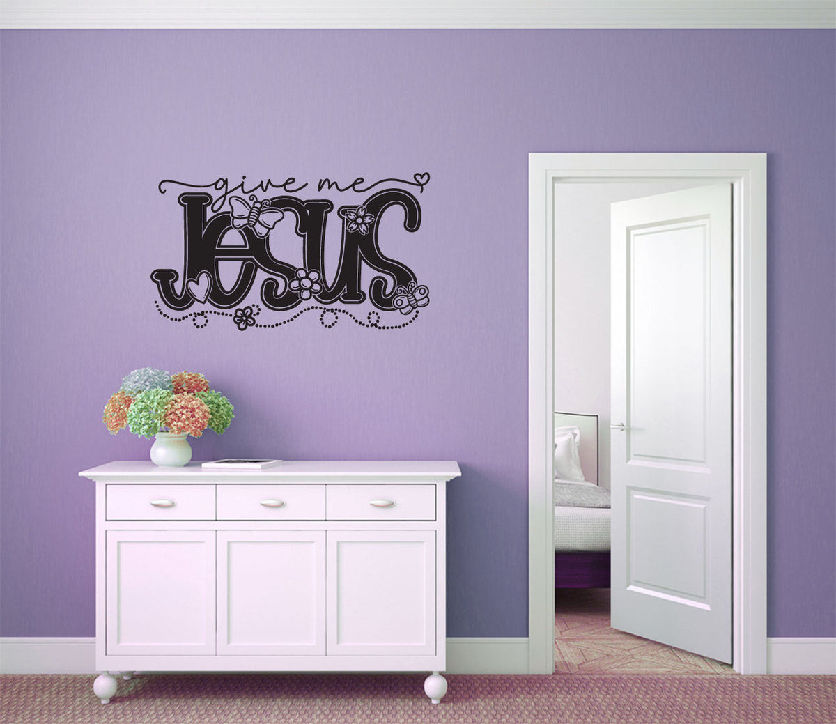 Give Me Jesus Vinyl Wall Decal