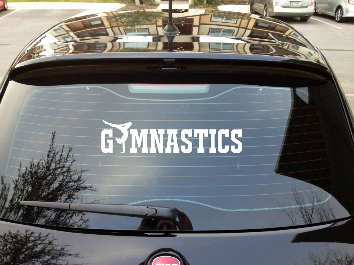 Gymnastics Vinyl Wall Words Decal