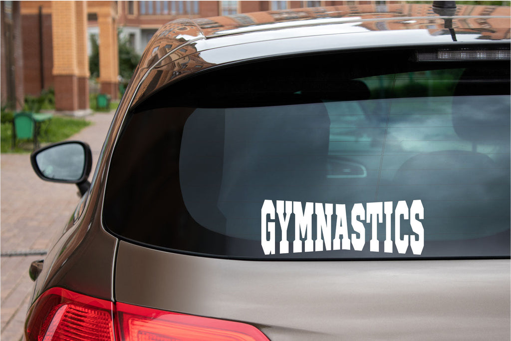 Gymnastics Vinyl Wall Words Decal