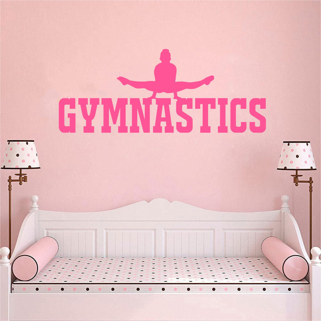 Gymnastics Vinyl Wall Words Decal