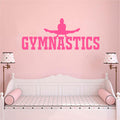 Gymnastics Vinyl Wall Words Decal