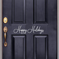 Happy Holidays Vinyl Home Decor Wall Decal 