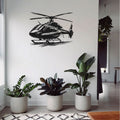 Helicopter Silhouette Vinyl Home Decor Wall Decal Jet Set Decals