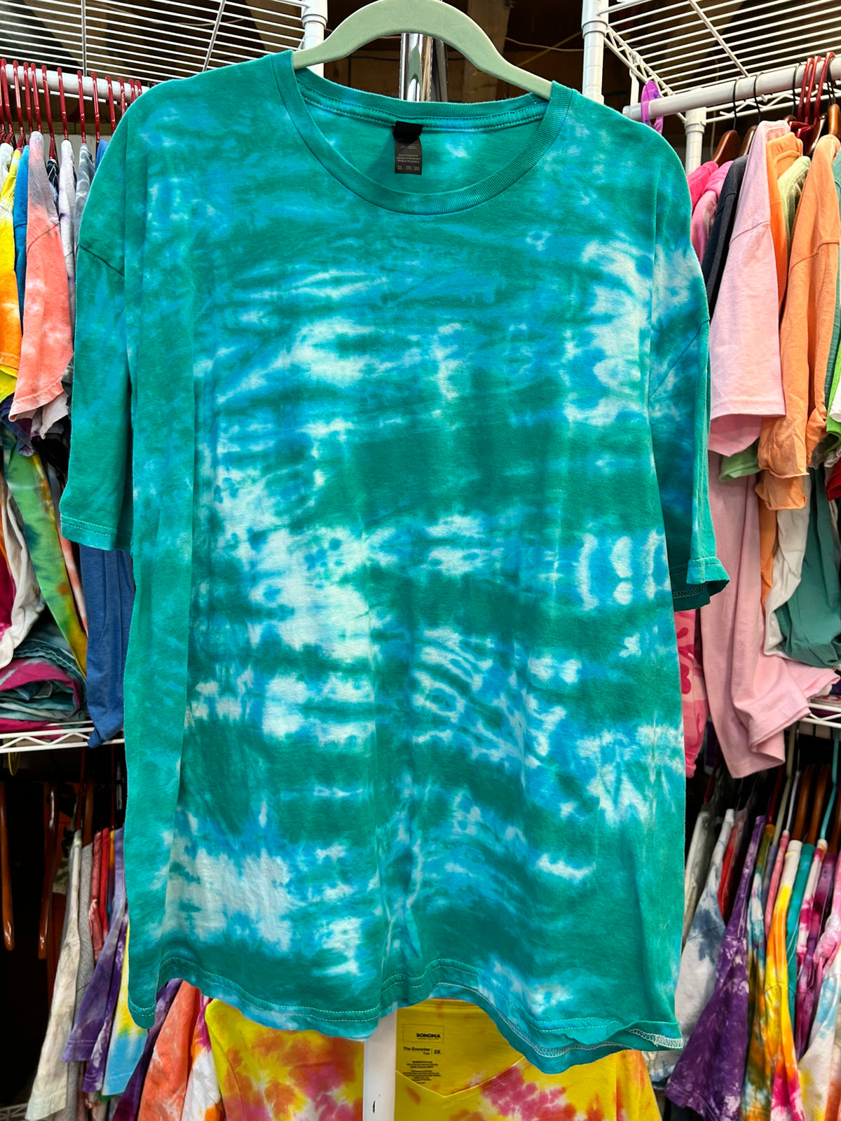Teal Tie Dye T-Shirt Unisex