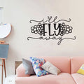 I'll Fly Away Vinyl Wall Words Decal
