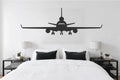 MD MD-11 Airplane Silhouette Vinyl Home Decor Wall Decal 