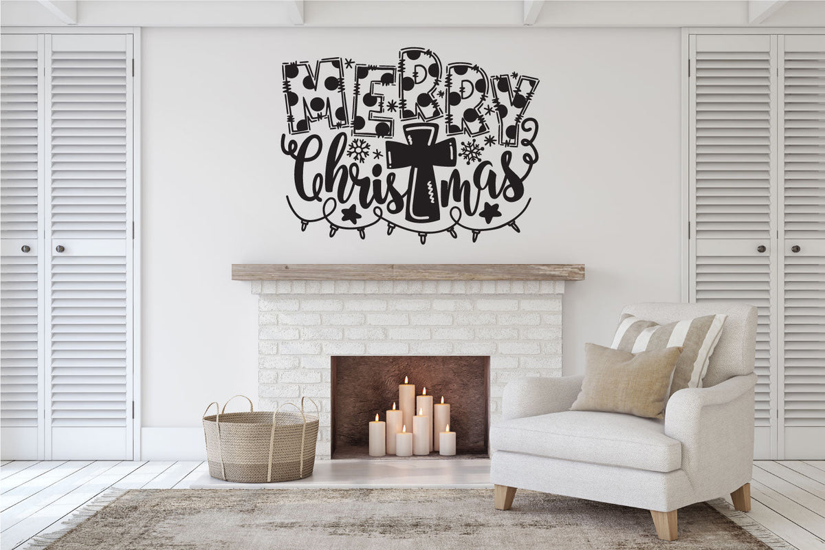 Merry Christmas Vinyl Wall Decal
