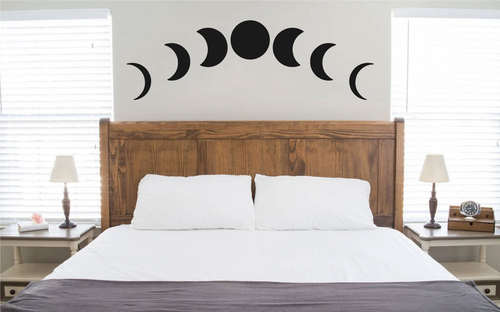 Moon Phases Celestial Vinyl Wall Decal