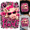 Pearl – Sassy, Classy & Pretty in Pink Graphic Tee 🐷💕