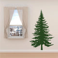 Pine Tree Silhouette Vinyl Wall Decal