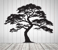 Tree Silhouette Vinyl Wall Decal