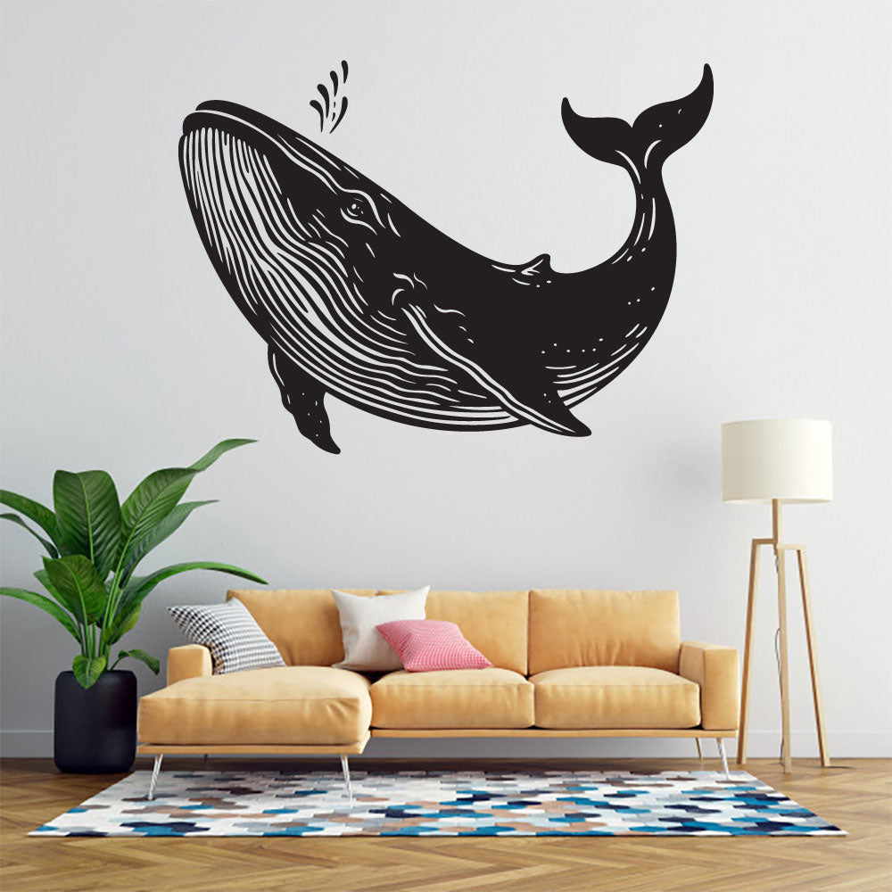 Whale Vinyl Wall Decal