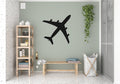 A-340 Flyover Airplane Silhouette Vinyl Wall Decal