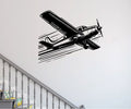 Airplane Silhouette Vinyl Wall Decal