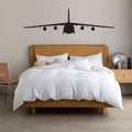 Antonov AN-124 Airplane Silhouette Vinyl Wall Decal