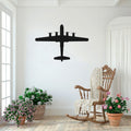B-17 Flying Fortress Airplane Silhouette Vinyl Wall Decal