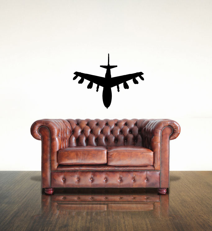 B-52 Bomber Stratofortress Airplane Silhouette Vinyl Wall Decal