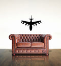 B-52 Bomber Stratofortress Airplane Silhouette Vinyl Wall Decal