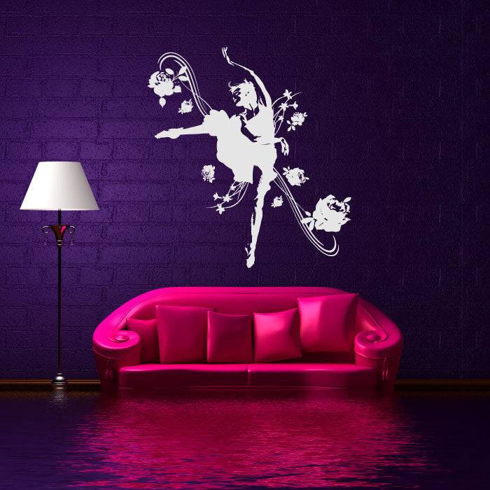 Ballet Dancer Ballerina Vinyl Wall Decal