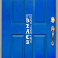 Welcome To The Beach Relax Unwind Enjoy Vinyl Home Decor Wall Decal 