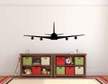 B-707 Airplane Silhouette Vinyl Wall Decal