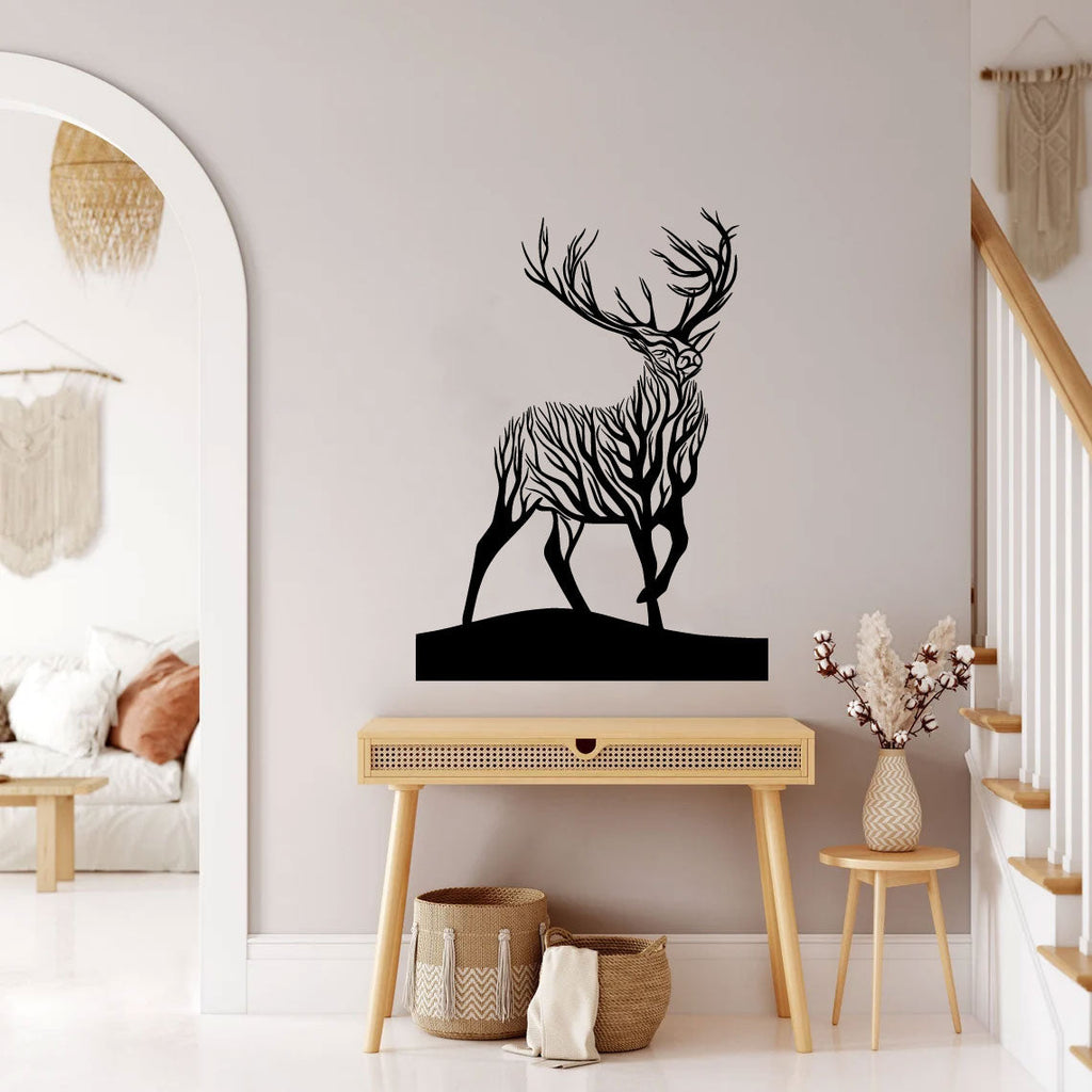 Deer Branches Vinyl Wall Decal