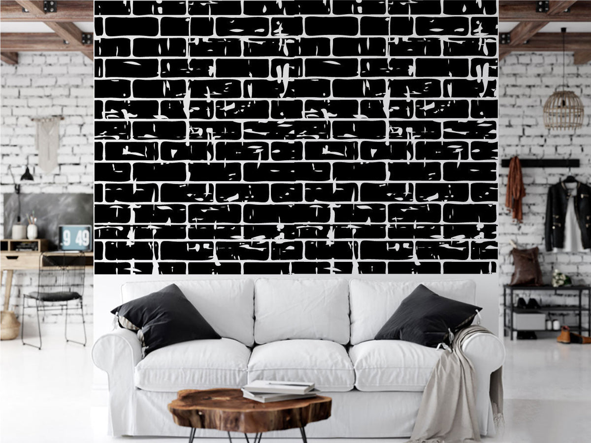 Brick Wall Vinyl Home Decor Wall Decal 
