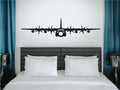 C-130 Hercules Airplane Silhouette Vinyl Wall Decal