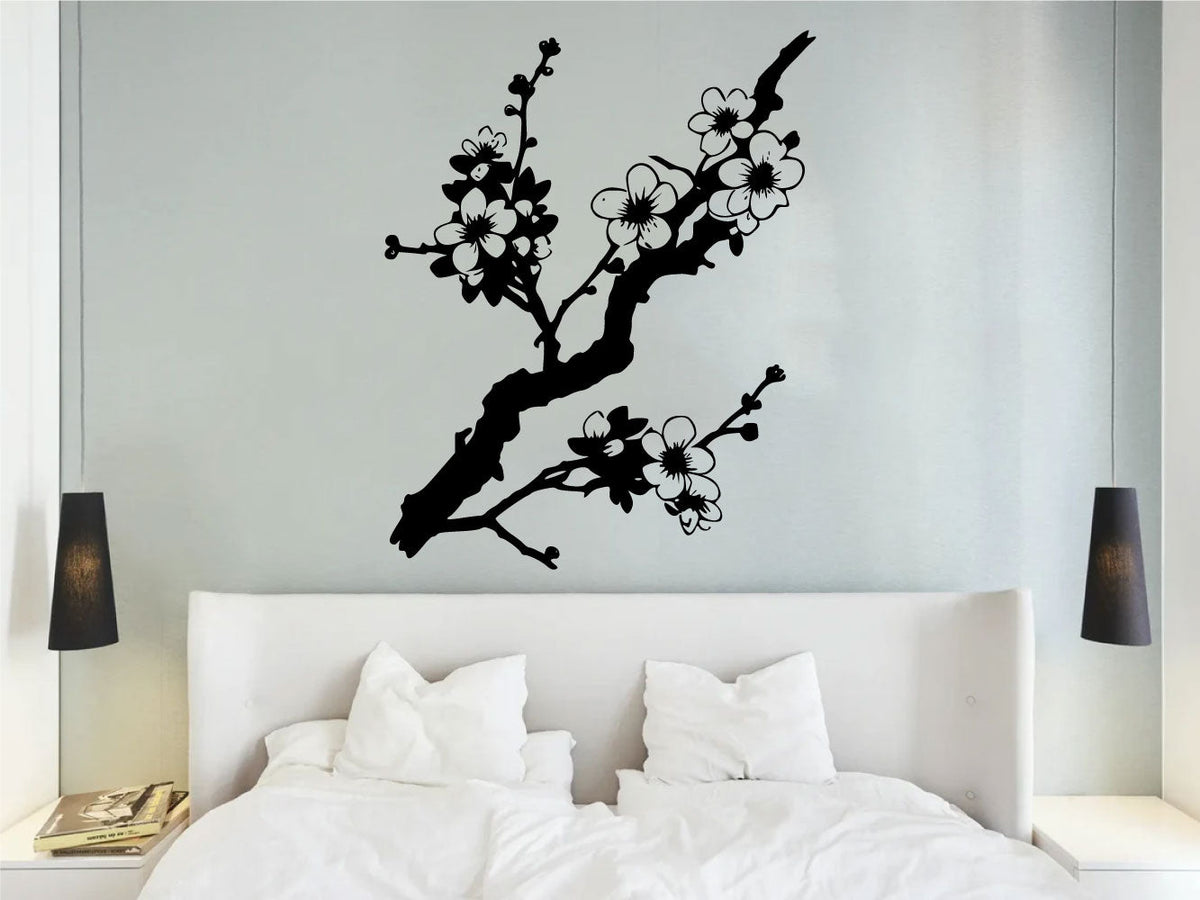 Cherry Blossom Branch Vinyl Wall Decal