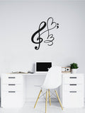 Treble Clef Music Note Vinyl Wall Decal