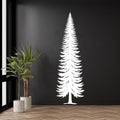 Conifer Pine Tree Silhouette Vinyl Wall Decal