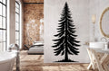 Conifer Pine Tree Silhouette Vinyl Wall Decal
